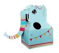 Dessin Animé Dinosaure Éléphant En Carton, Modèle De Bricolage Portable, Jouet D'Assemblage De Cosplay Pour Enfants