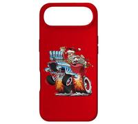 Dessin animé drôle de Voiture de Noël du Père Noël Hotrod Coque pour iPhone Air