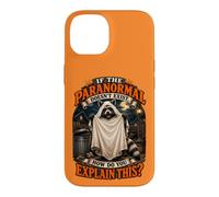 Dessin animé Effrayant fantôme Raton Laveur Poubelle Panda Coque pour iPhone 14
