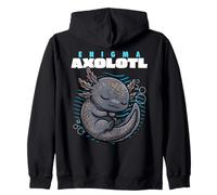 Dessin animé Enigma Axolotl Animal Lover Cute Axolotls Sweat à Capuche