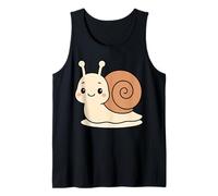 Dessin animé escargot Kawaii - Illustration d'escargot de jardin mignon Débardeur
