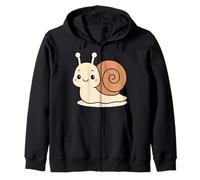 Dessin animé escargot Kawaii - Illustration d'escargot de jardin mignon Sweat à Capuche