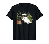 Dessin animé Funny Leaf, limace de mer, Voleur de Plantes, Mignon Jardin et océan T-Shirt