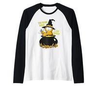 Dessin animé Garfield Halloween Potion Monday Blues Trick Treat Manche Raglan
