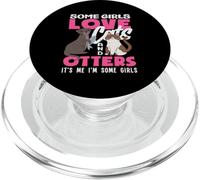 Dessin animé Girls I'm Some Girls Sea Otter PopSockets PopGrip pour MagSafe