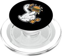 Dessin animé Goose Burger Snap PopSockets PopGrip pour MagSafe