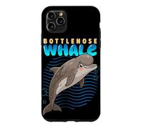 Dessin animé Grands Baleines Race Animaux Mer Amoureux Baleines Mignonnes Coque pour iPhone 11 Pro Max