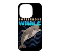 Dessin animé Grands Baleines Race Animaux Mer Amoureux Baleines Mignonnes Coque pour iPhone 14 Pro