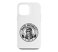 Dessin animé Graphique Rebelle Mad Monkey Punk Rock Coque pour iPhone 13 Pro Max