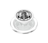 Dessin animé Graphique Rebelle Mad Monkey Punk Rock PopSockets PopGrip pour MagSafe