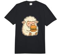 Dessin animé Hamburger Mouton Moelleux Comfort Colors Adult Heavyweight T-Shirt