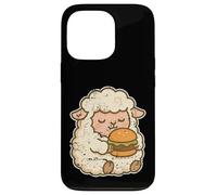 Dessin animé Hamburger Mouton Moelleux Coque pour iPhone 13 Pro