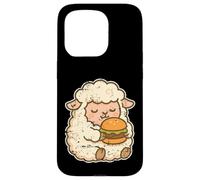 Dessin animé Hamburger Mouton Moelleux Coque pour iPhone 15 Pro