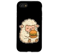 Dessin animé Hamburger Mouton Moelleux Coque pour iPhone SE (2020) / 7/8