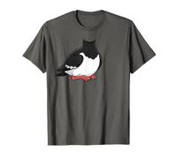 Dessin animé huîtrier Oiseau côtier Oiseau Graphique Design T-Shirt