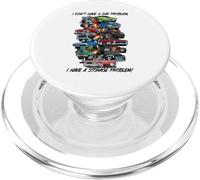 Dessin animé Je n'ai Pas de problème de Voiture J'Ai Un problème de Rangement PopSockets PopGrip pour MagSafe