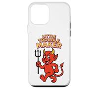 Dessin animé Little Trouble Maker Devil Coque pour iPhone 12 Mini