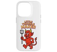 Dessin animé Little Trouble Maker Devil Coque pour iPhone 14 Pro