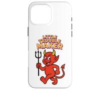 Dessin animé Little Trouble Maker Devil Coque pour iPhone 16 Pro Max