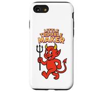 Dessin animé Little Trouble Maker Devil Coque pour iPhone SE (2020) / 7/8
