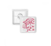 Dessin animé Lunettes Bird protéger Animal Pet Lover PBT Keycaps pour Clavier mécanique Blanc OEM sans Marquage d'impression R4 Multicolore