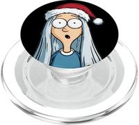 Dessin animé Marie de Nazareth dans l'humeur de Noël PopSockets PopGrip pour MagSafe