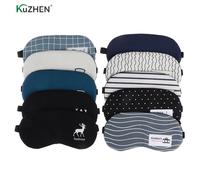 Dessin Animé Masque De Couchage Eye Patch Doux Oeil Masque De Sommeil Mode Rayé Coton Couvre-Yeux Voyage Relaxant Aide Au Sommeil Bandeau