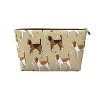 Dessin animé Mignon Animal de Compagnie Intelligent Beagle, Trousse de Toilette Trousse de Maquillage Sac à cosmétiques Trousse de Toilette de Voyage Portable