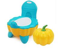 Dessin Animé Mignon Citrouille Enfant Toilettes Amusantes Forme De Citrouille Enfants Toilette Hommes Et Femmes Bébé Urinoir Pot Jaune