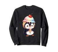 Dessin animé Mignon de cône de Glace de Pingouin Sweatshirt