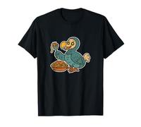 Dessin animé Pasta Loving Dodo Bird T-Shirt