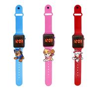 Dessin animé patte patrouille enfants montre montres de mode électronique affichage LED numérique montres étanche cadeau de vacances enfants montres 28