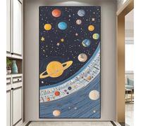 Dessin animé Peinture Diamant Adulte, 5D Diamond Painting Univers Diamond Painting Enfant, DIY Diamant Strass Point de Croix Peinture pour Adultes Débutants Maison Décor Cadeaux 40 x 80 cm B-5915