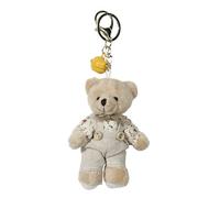 Dessin Animé Peluche Ours Lapin Porte-clés Pompon bibelot pour Bébé Fille Sac Voiture Porte-clés Téléphone Portable Pendentif Couple Bijoux Attractive Traitement