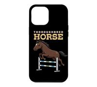 Dessin animé Pur-Sang Cheval Ferme Amoureux des Animaux Mignons Chevaux Coque pour iPhone 12 Pro Max
