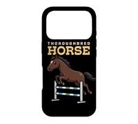 Dessin animé Pur-Sang Cheval Ferme Amoureux des Animaux Mignons Chevaux Coque pour iPhone 17 Pro