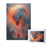 Dessin animé Puzzle 1500 Pièces Adultes Puzzle Dragon Classique,Activite Manuelle Adulte,Puzzles de Jeu Stimulants,Puzzles Impossible,Enjoy Activités de défi Familial pour Ies Soirées de Jeu,p1778t