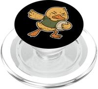 Dessin animé Rugby Duck Runner PopSockets PopGrip pour MagSafe
