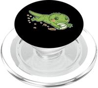 Dessin animé Rugby Iguana Dive PopSockets PopGrip pour MagSafe