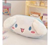 Dessin Animé Sanrio Mélodie À La Mode Dernière Peluche Rose Haute Esthétique Fille En Forme De Coeur Trousse À Crayons Avec Grande Capacité.D.