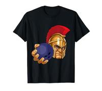 Dessin animé Spartan Trojan Roman Bowling Warrior Gladiator T-Shirt