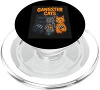 Dessin animé Street Style Gangster Cats PopSockets PopGrip pour MagSafe