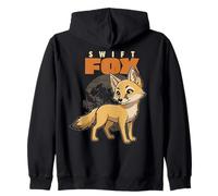 Dessin animé Swift Fox Race Animal Lover Cute Foxes Sweat à Capuche