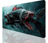 Dessin animé Tapis de Souris XXL 900 x 400 mm,Grand Tapis de Souris Animal Design avec Bords Cousus 3mm,Mouse Pad Gaming Accessoire Bureau Desk Decoration,Imperméable Résistant à Usure Lavable,o-33