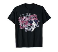 Dessin animé Vintage d'épaulard, Roi des océans T-Shirt