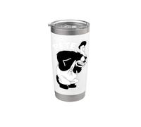 Dessin animé vintage Peg Leg Pete Gobelet isotherme en acier inoxydable double paroi