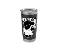 Dessin animé vintage Peg Leg Pete Gobelet isotherme en acier inoxydable double paroi