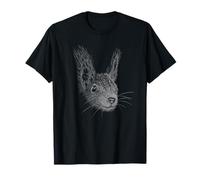 Dessin au Crayon d'un Rongeur Illustration d'un écureuil T-Shirt