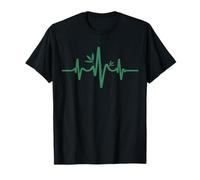 Dessin au Trait de Bamboo Heartbeat Zen Nature T-Shirt
