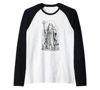 Dessin au Trait Fantastique de Merlin Arthurian Wizard, Magie sacrée Manche Raglan